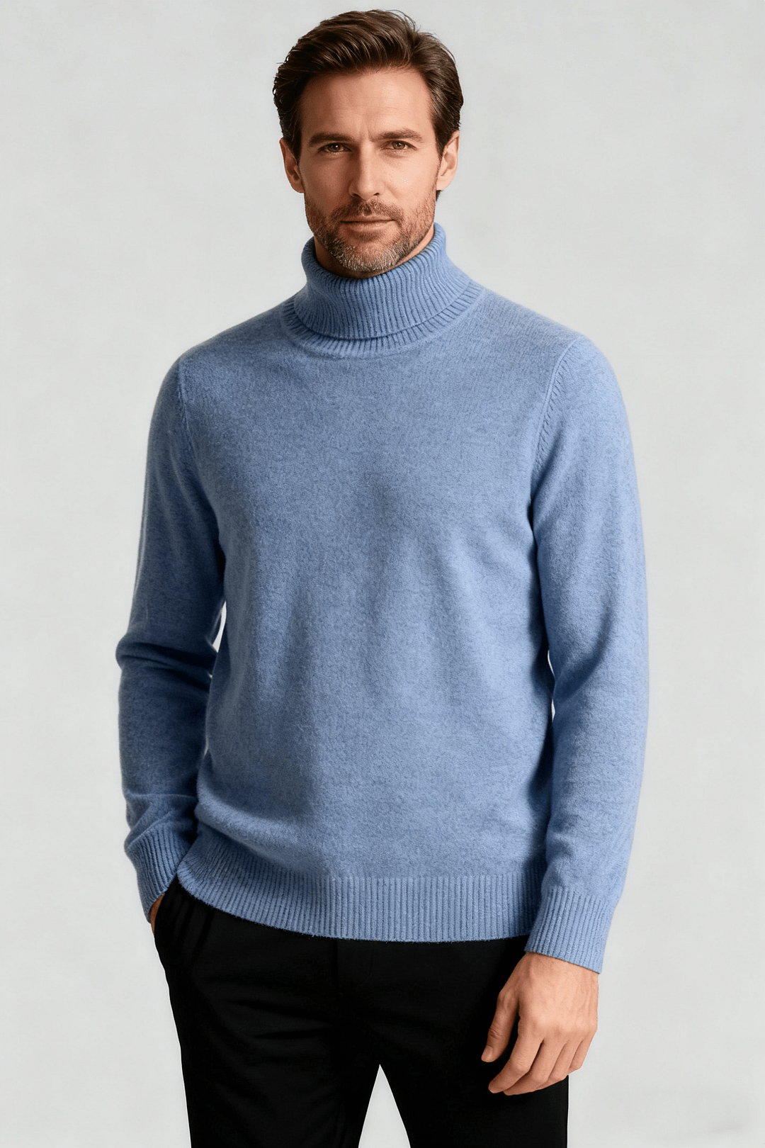 Ethan | Classic Turtleneck Wool Sweater - Rob Stevenson