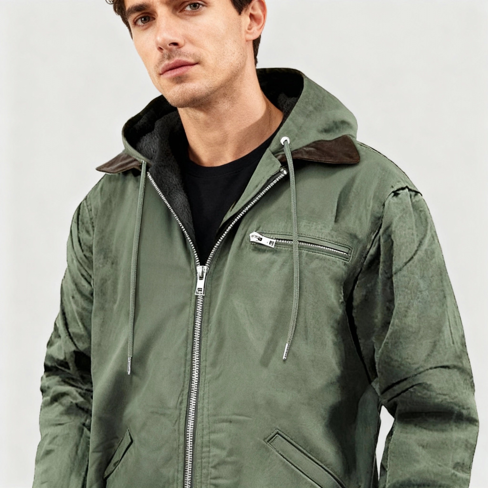 Caleb | Full Zip Sherpa Hoodie - Rob Stevenson