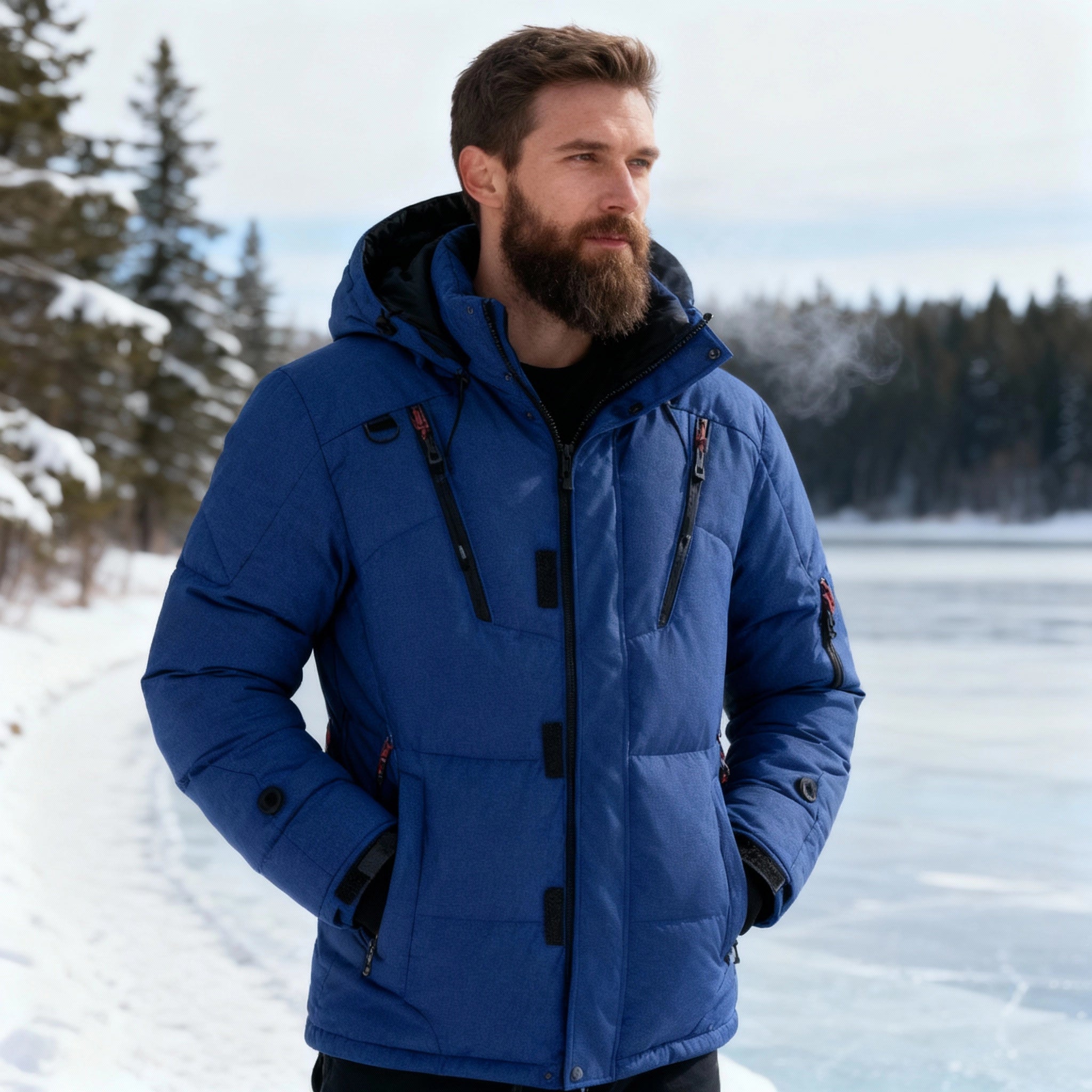 Dylan | Hooded Down Insulated Winter Jacket - Rob Stevenson