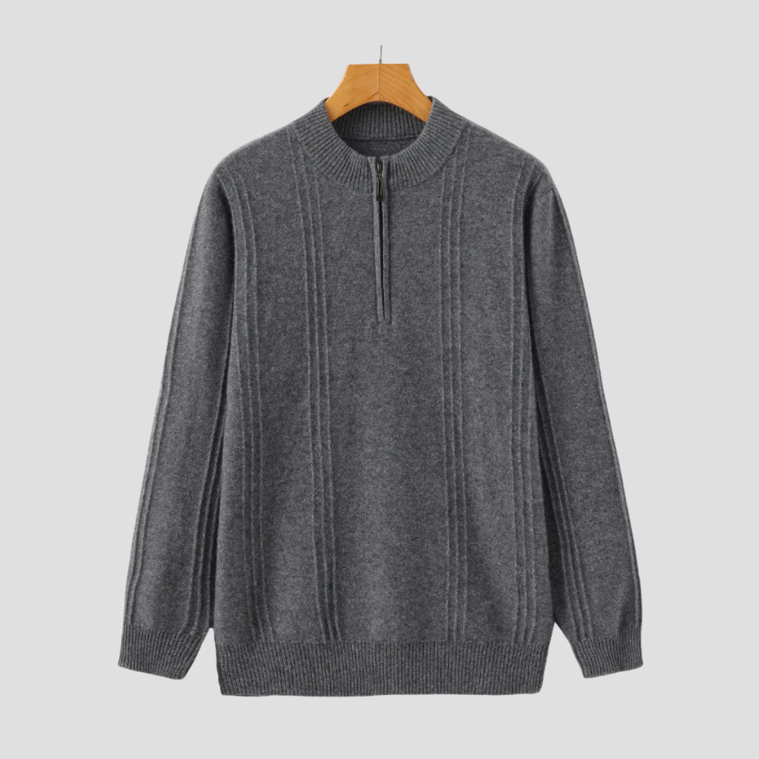 Alexander | Cashmere Half Zip Jumper