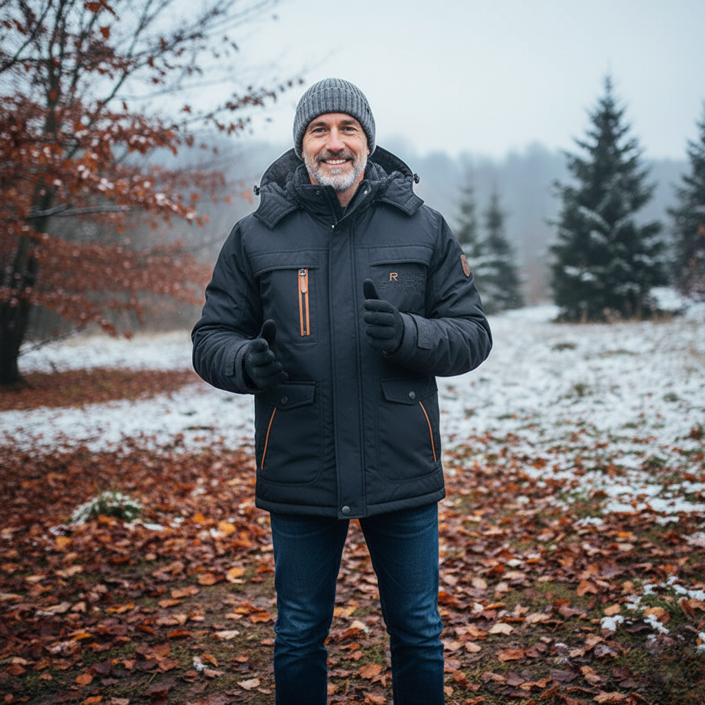 Luca | Windproof Insulated Winter Jacket with Pockets