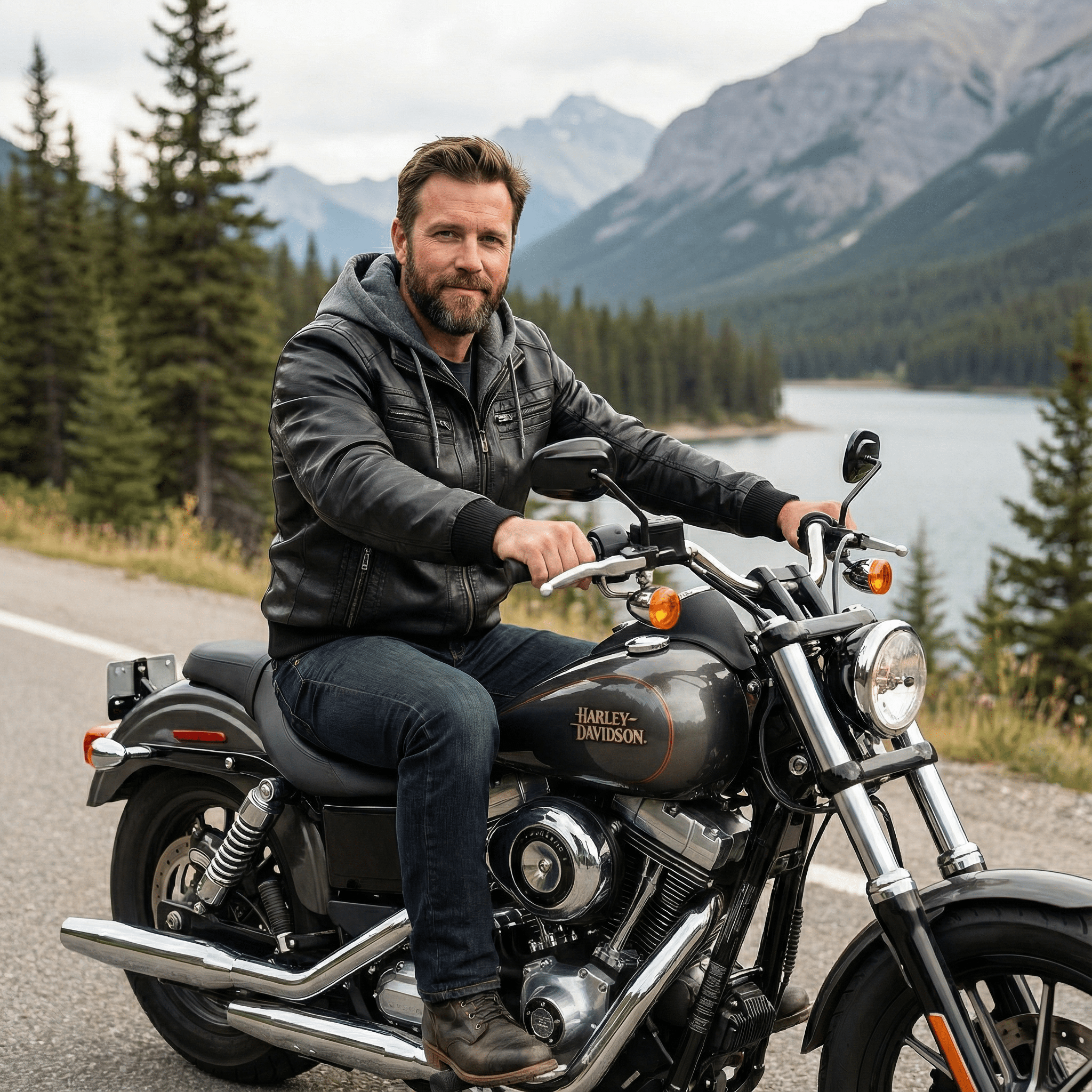 Ashford | Modern Warm Leather Jacket for Men - Rob Stevenson