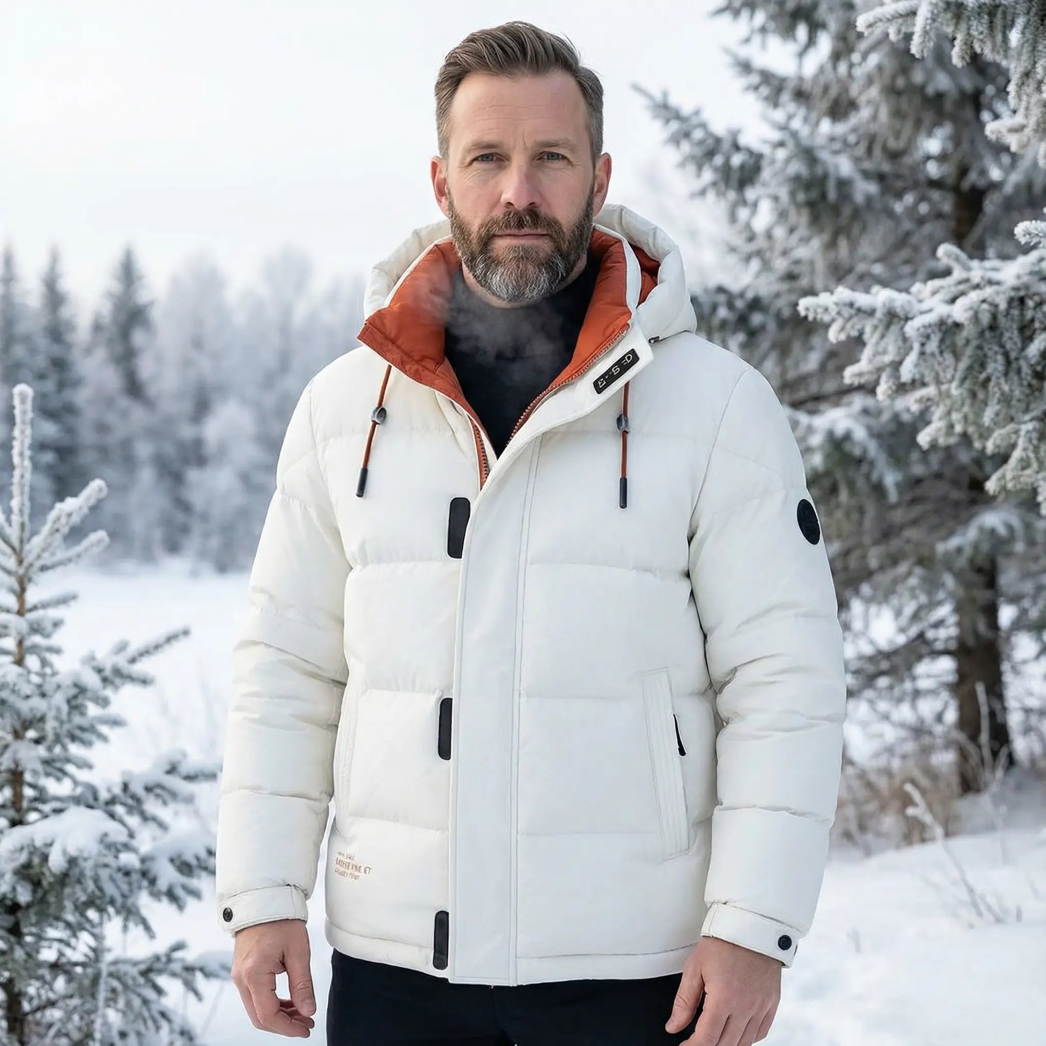 Logan | Hooded Water - Resistant Down Winter Jacket - Rob Stevenson