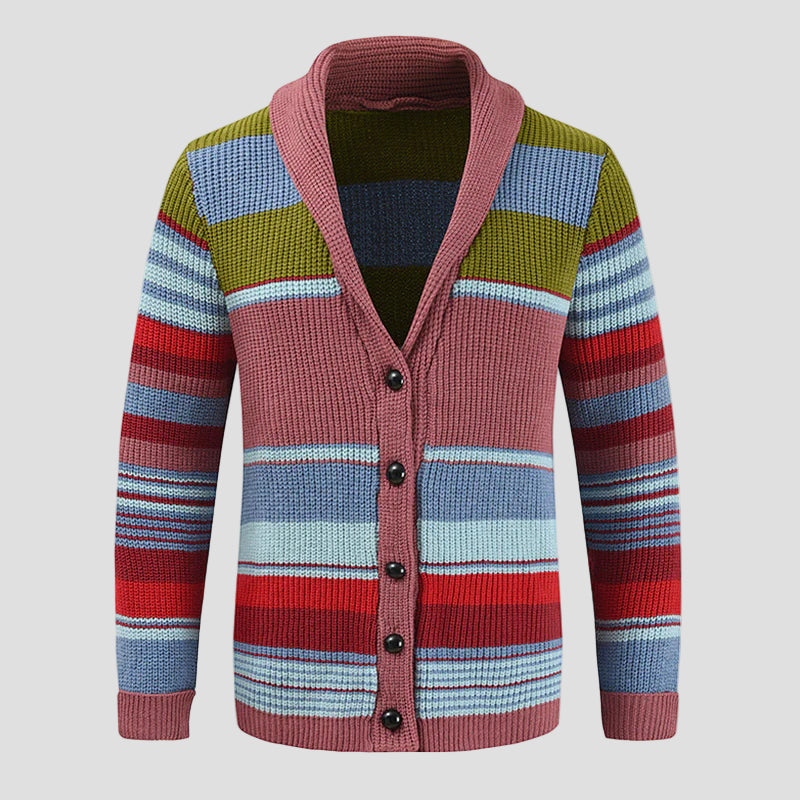 Owen | Colored Men's Knitted Cardigan