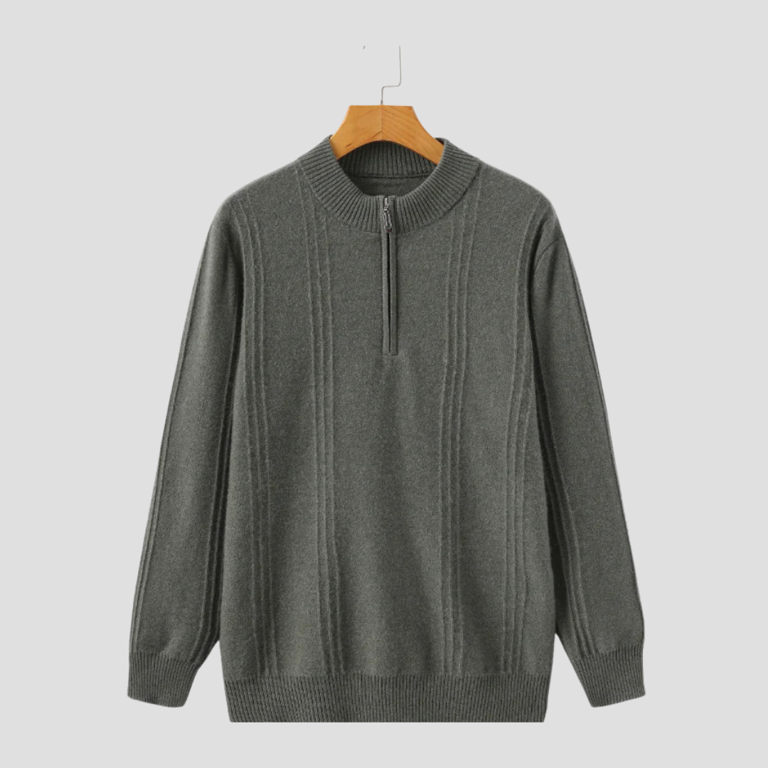 Alexander | Cashmere Half Zip Jumper