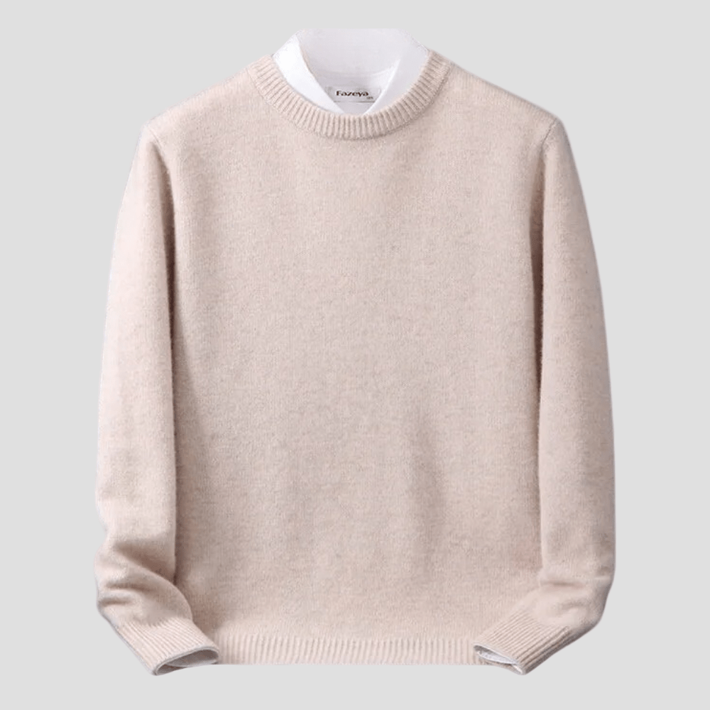 Caleb | Casual Men’s Long Sleeve Crewneck Sweater - Rob Stevenson