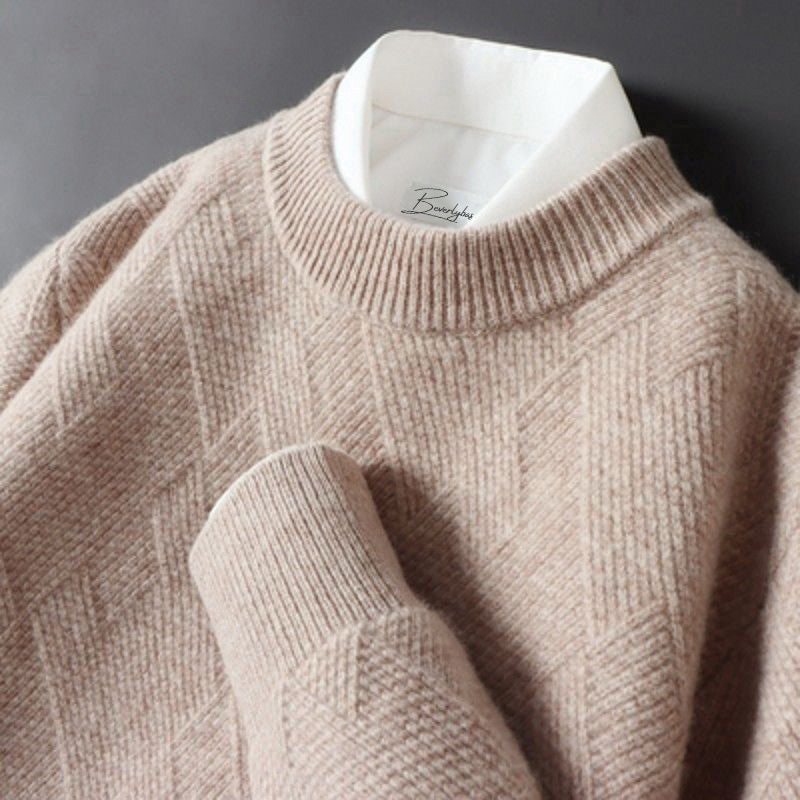 Miles | Elegant Men’s Cashmere Sweater in Various Colors