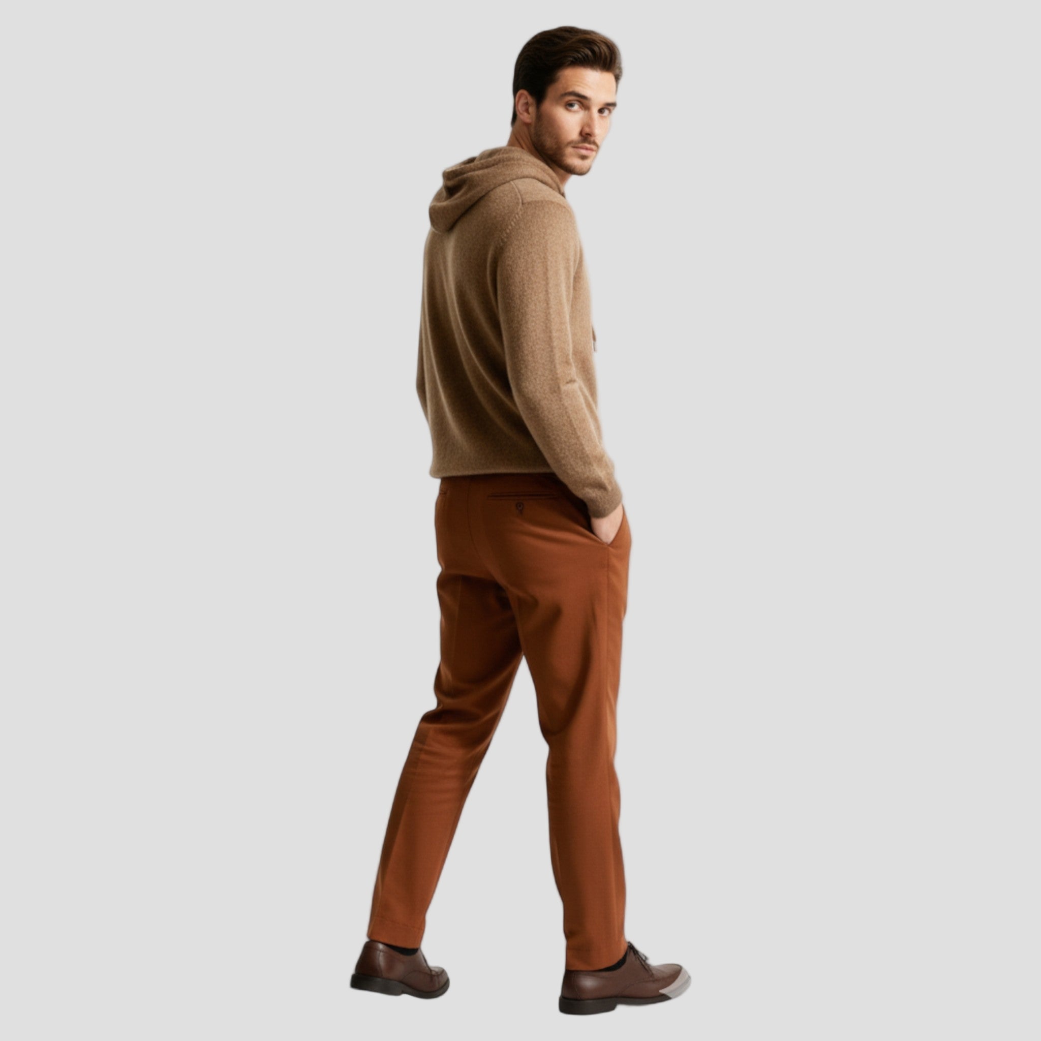 Oliver | Men’s 100% Cashmere Hoodie - Rob Stevenson