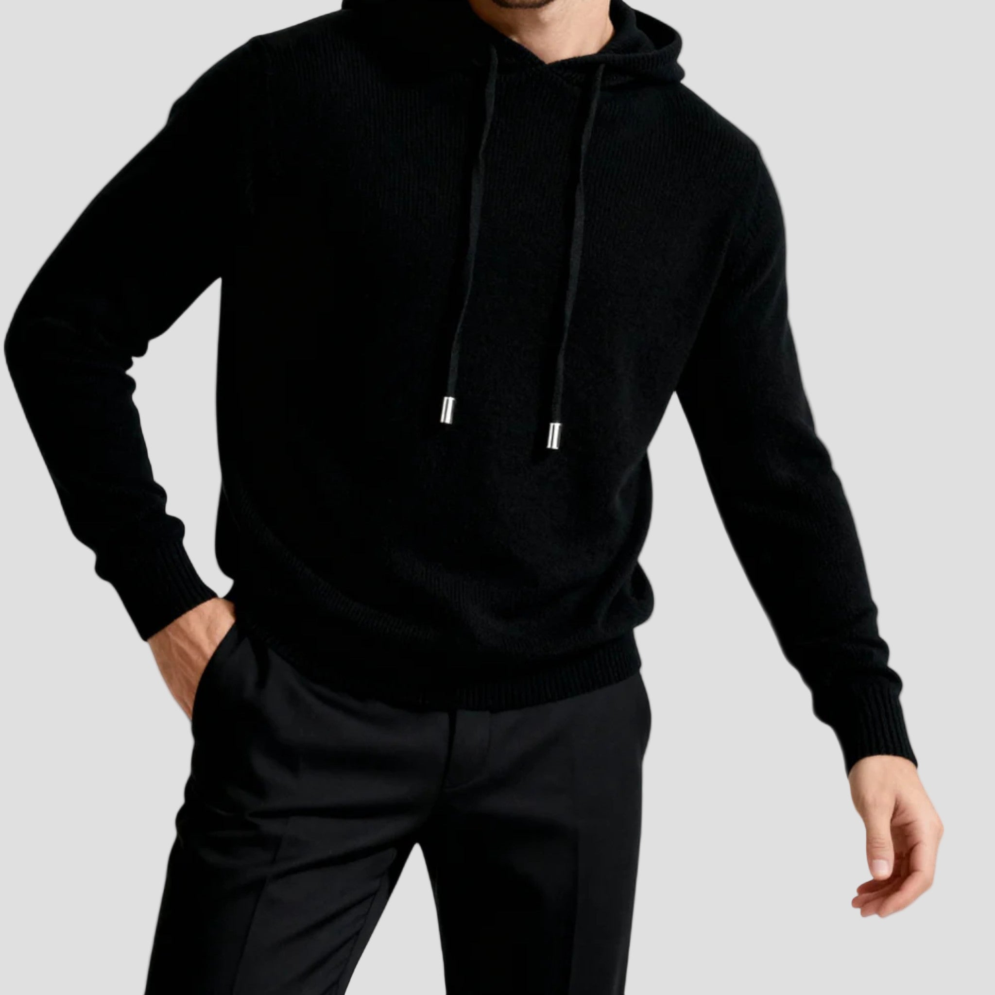 Oliver | Men’s 100% Cashmere Hoodie - Rob Stevenson