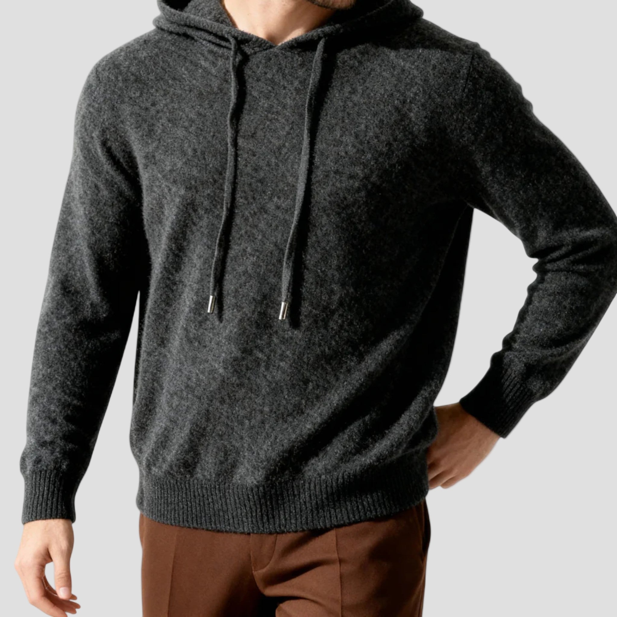 Oliver | Men’s 100% Cashmere Hoodie - Rob Stevenson
