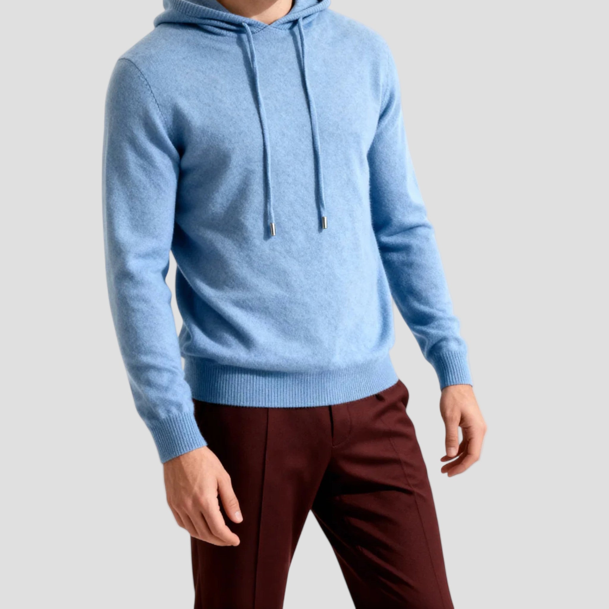Oliver | Men’s 100% Cashmere Hoodie - Rob Stevenson