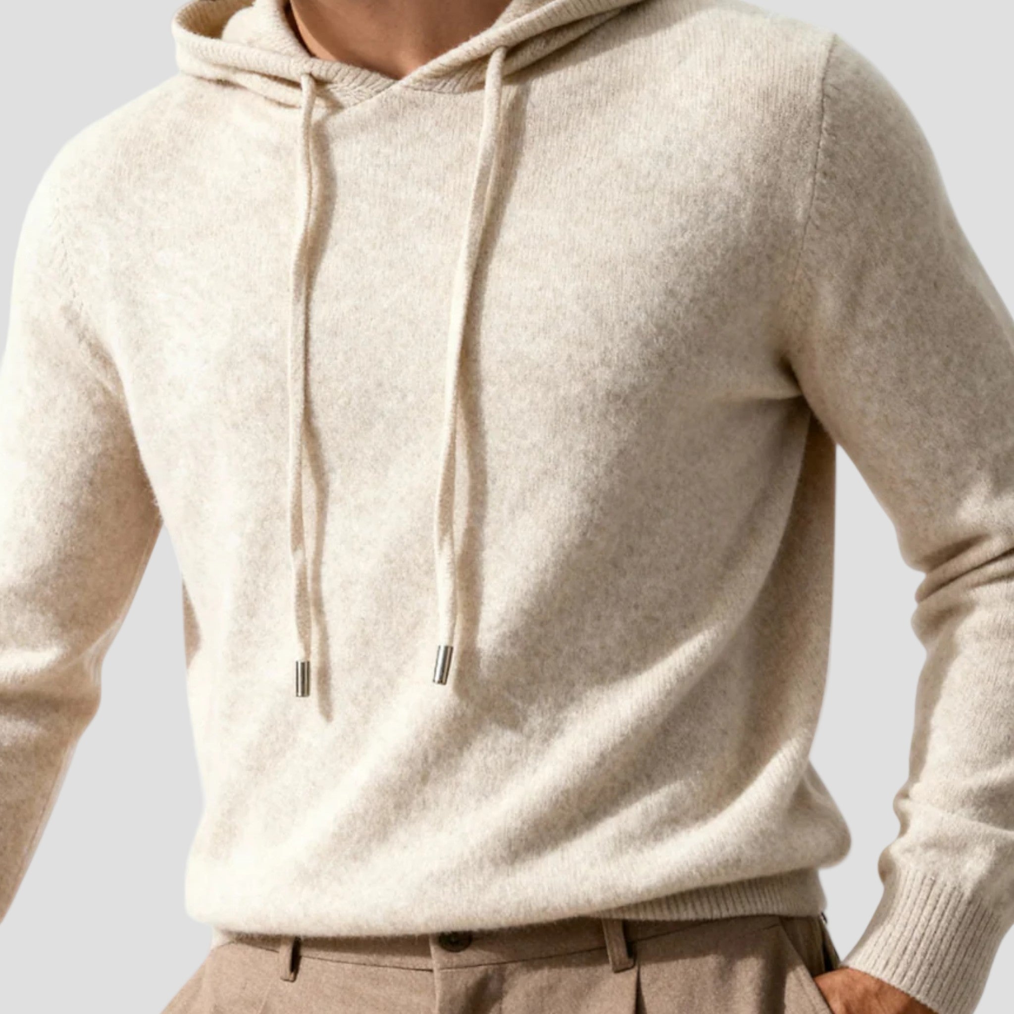 Oliver | Men’s 100% Cashmere Hoodie - Rob Stevenson