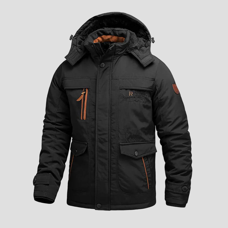 Luca | Windproof Insulated Winter Jacket with Pockets