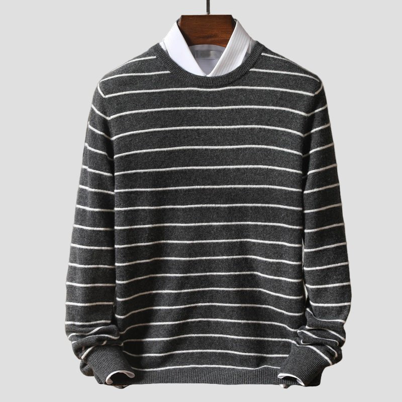 Grayson | Men’s Classic Striped Crewneck Sweater - Rob Stevenson