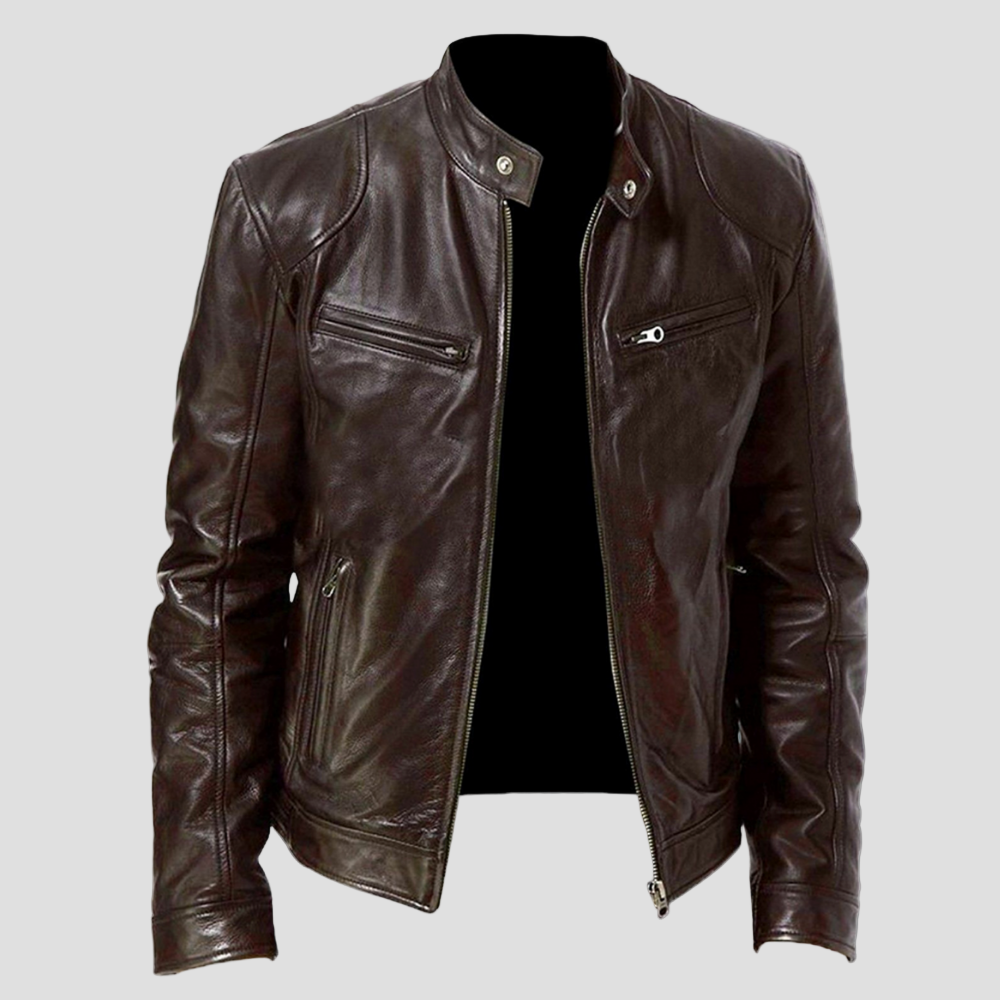 Owen | Elegant Leather Jacket