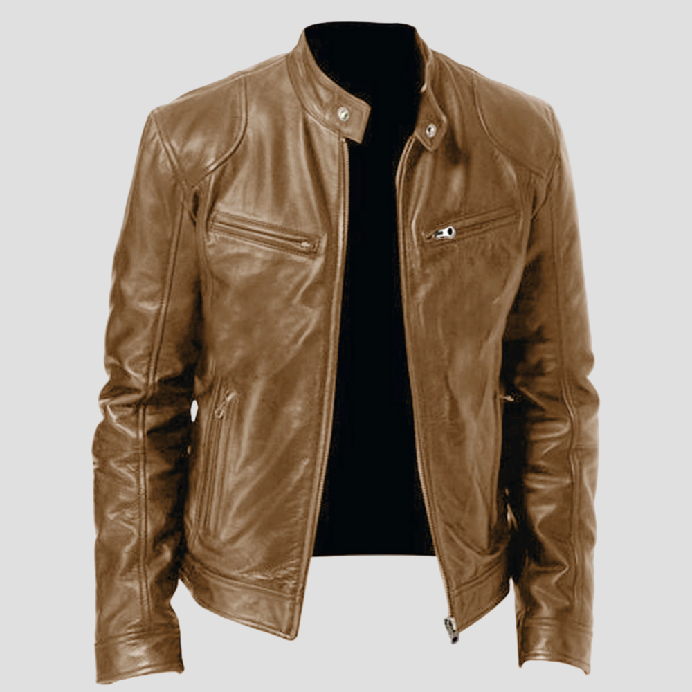 Owen | Elegant Leather Jacket