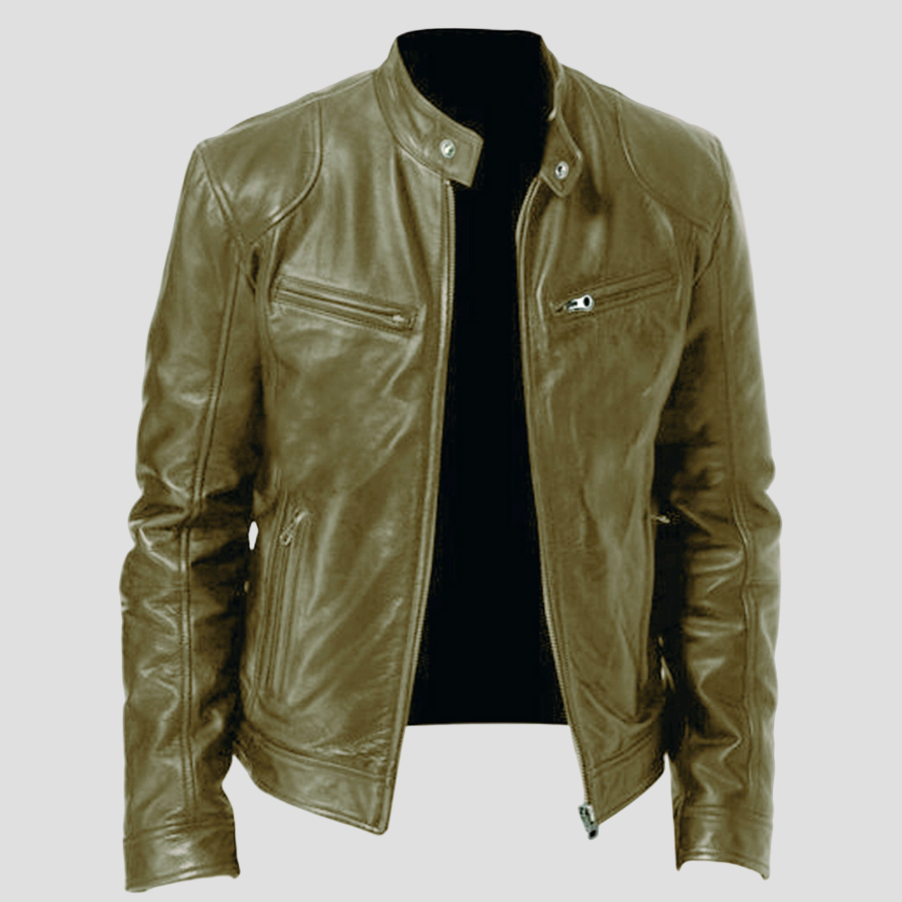 Owen | Elegant Leather Jacket