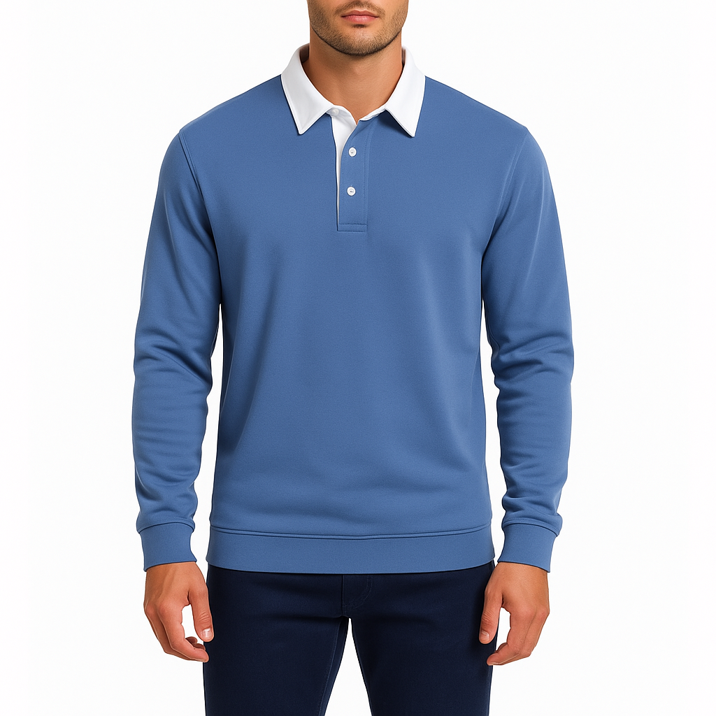 Malcolm | Cotton Polo Sweater