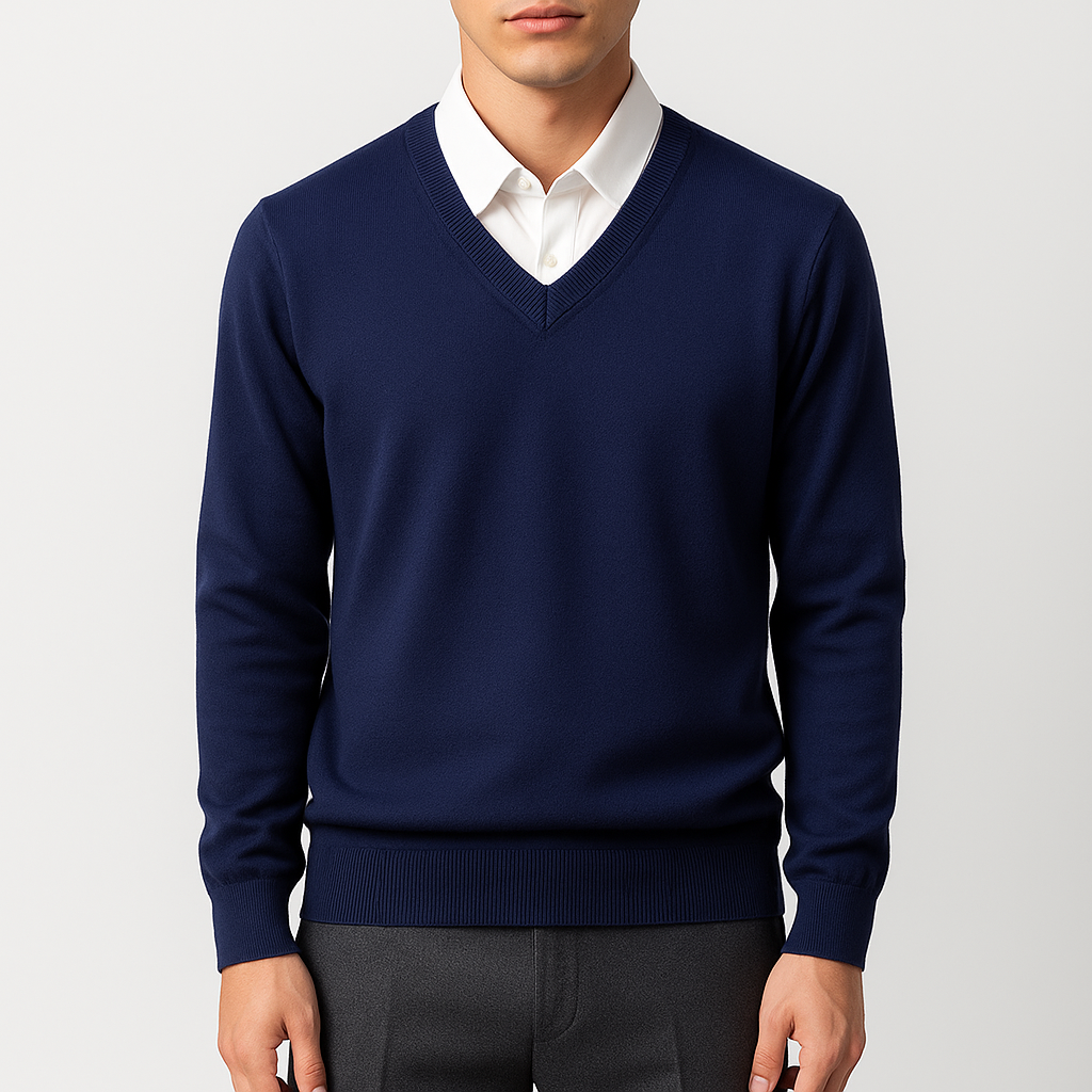 Cooper | Elegant V-Neck Sweater