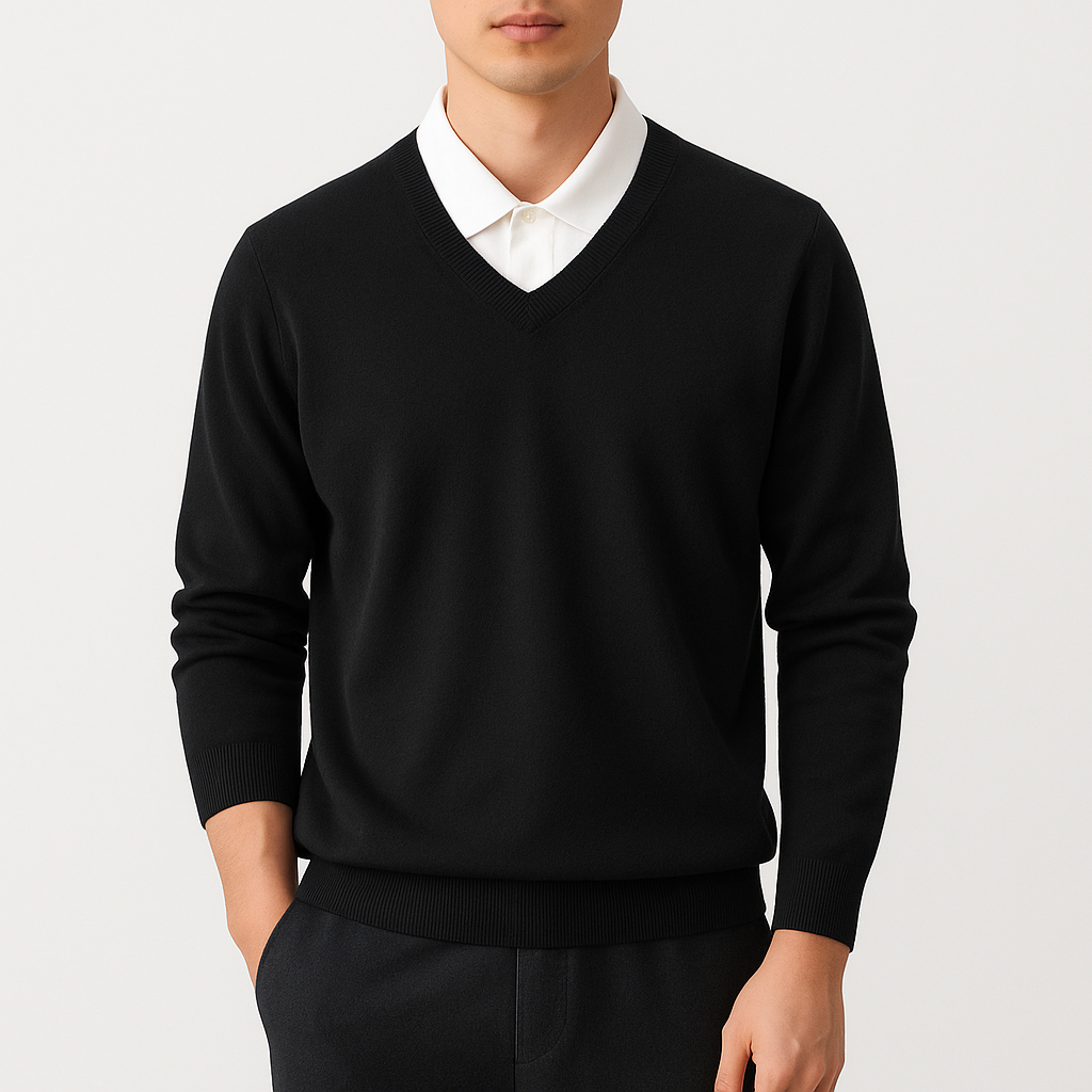 Cooper | Elegant V-Neck Sweater