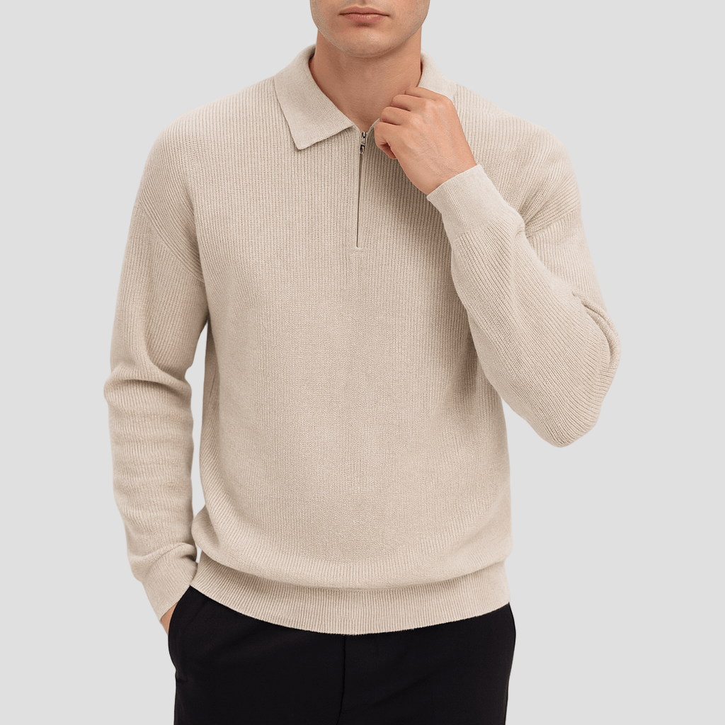 Oliver | Half-Zip Cozy Knit Sweater