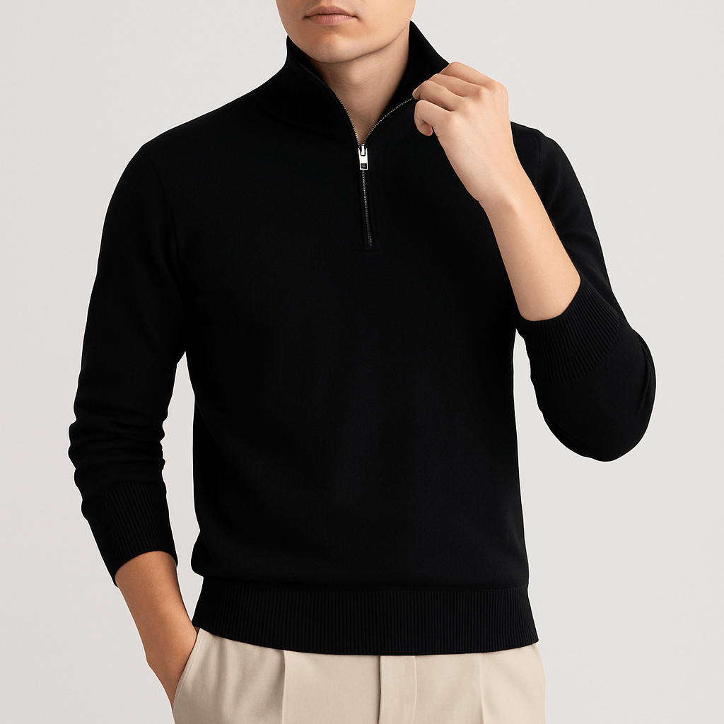 Logan | Cozy Knit Zip-Up Sweater