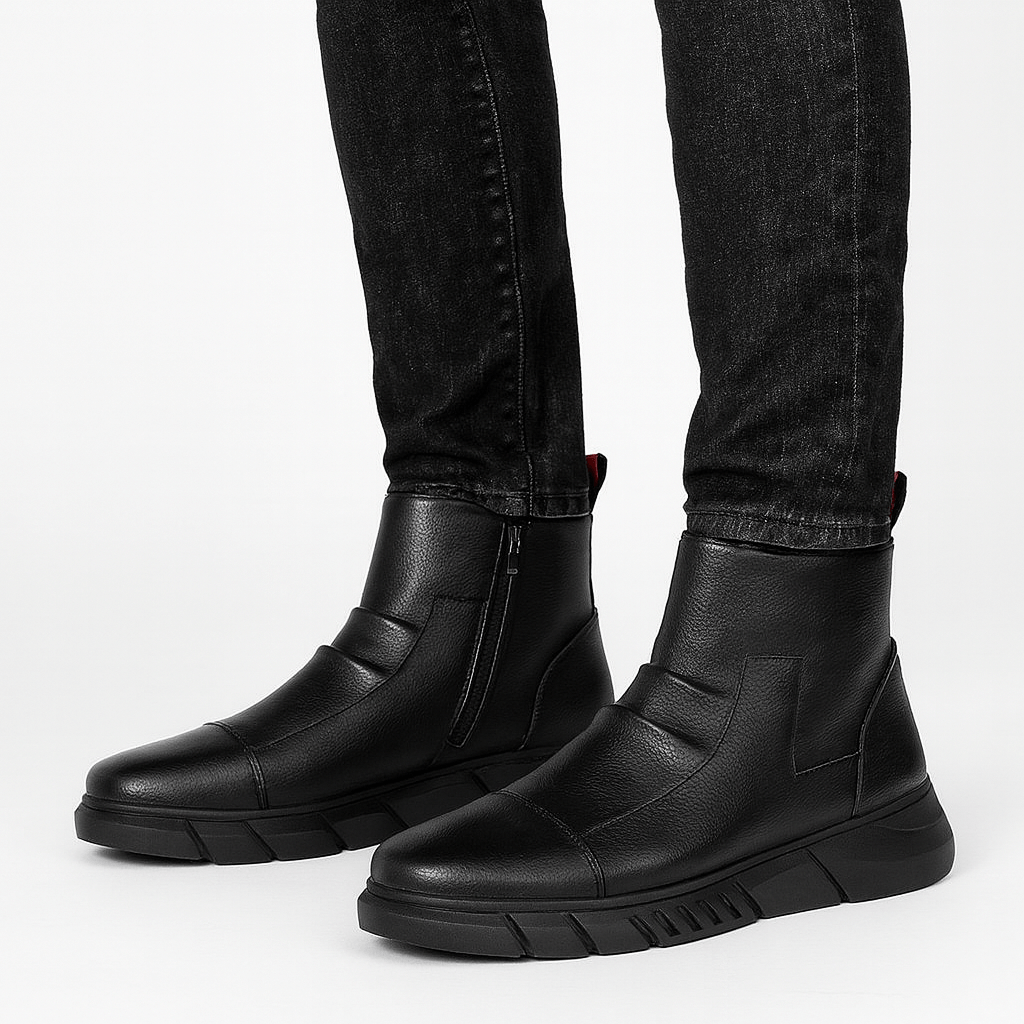 Julian | Leather Zip Boots