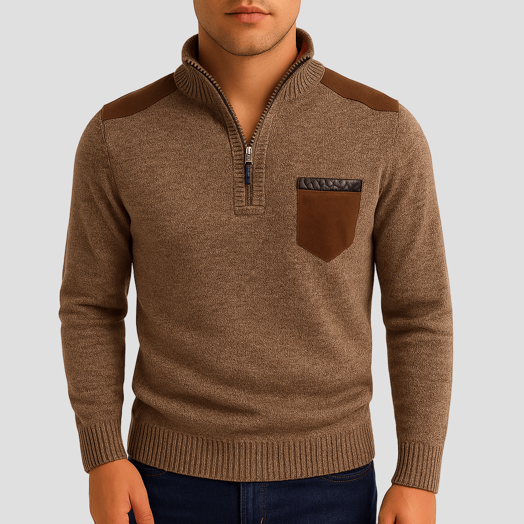 Cameron | Quarter-Zip Sweater