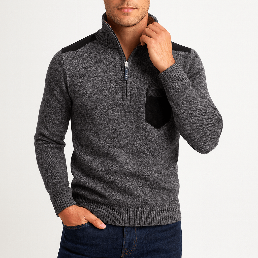 Cameron | Quarter-Zip Sweater