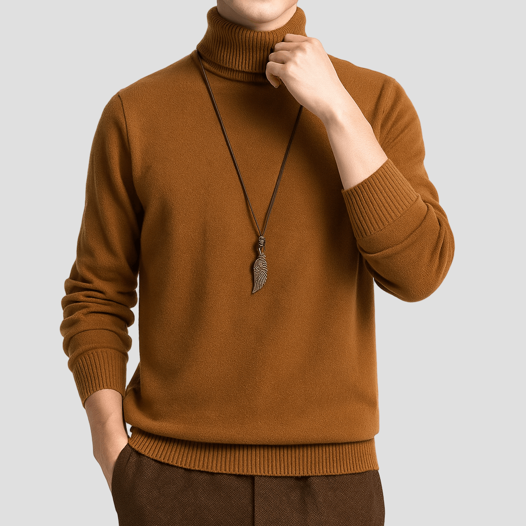 Lucas | Cozy Turtleneck Knit Sweater