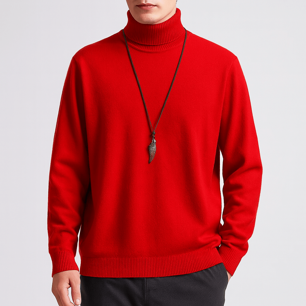 Lucas | Cozy Turtleneck Knit Sweater