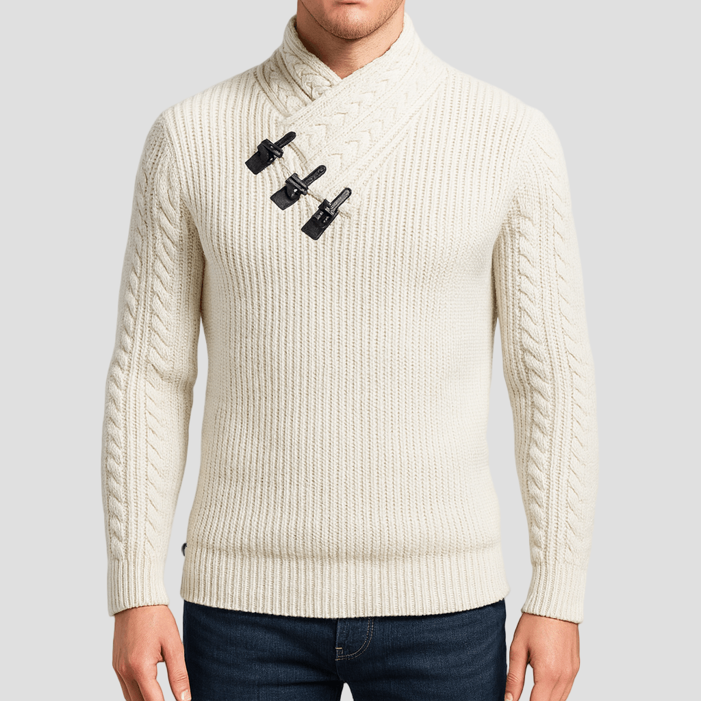 Tristan | Cozy Wool Blend Pullover Sweater