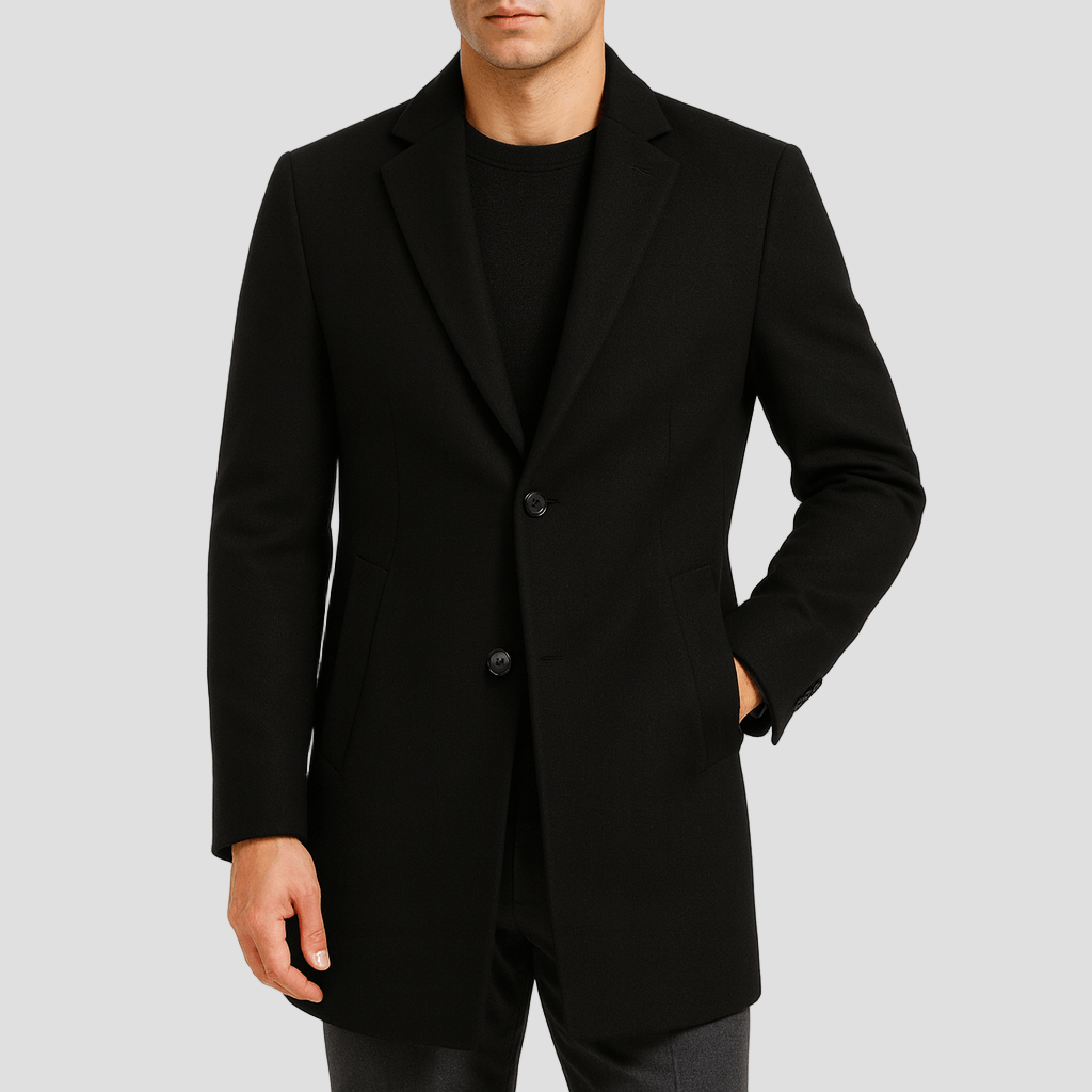 Caleb | Wool Blend Trench Coat
