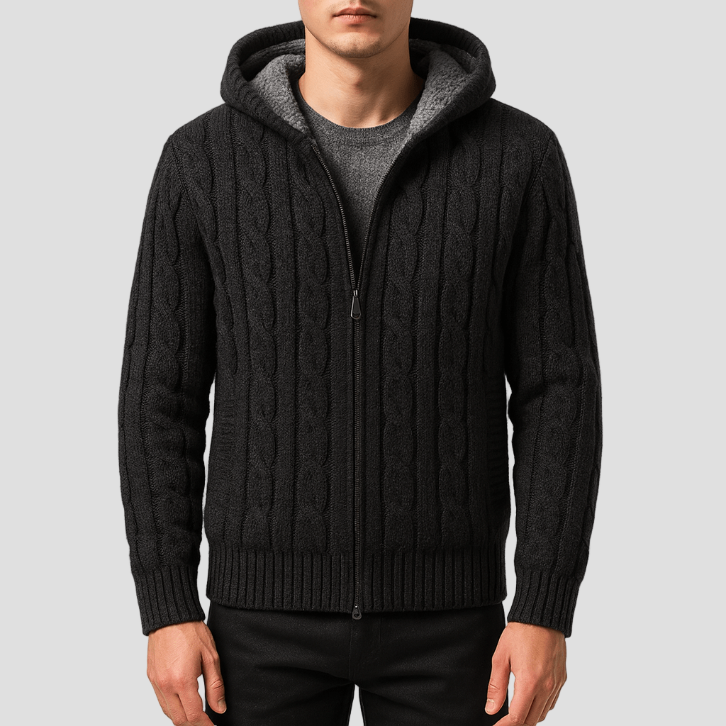 Gavin | Cozy Wool Hooded Sweater
