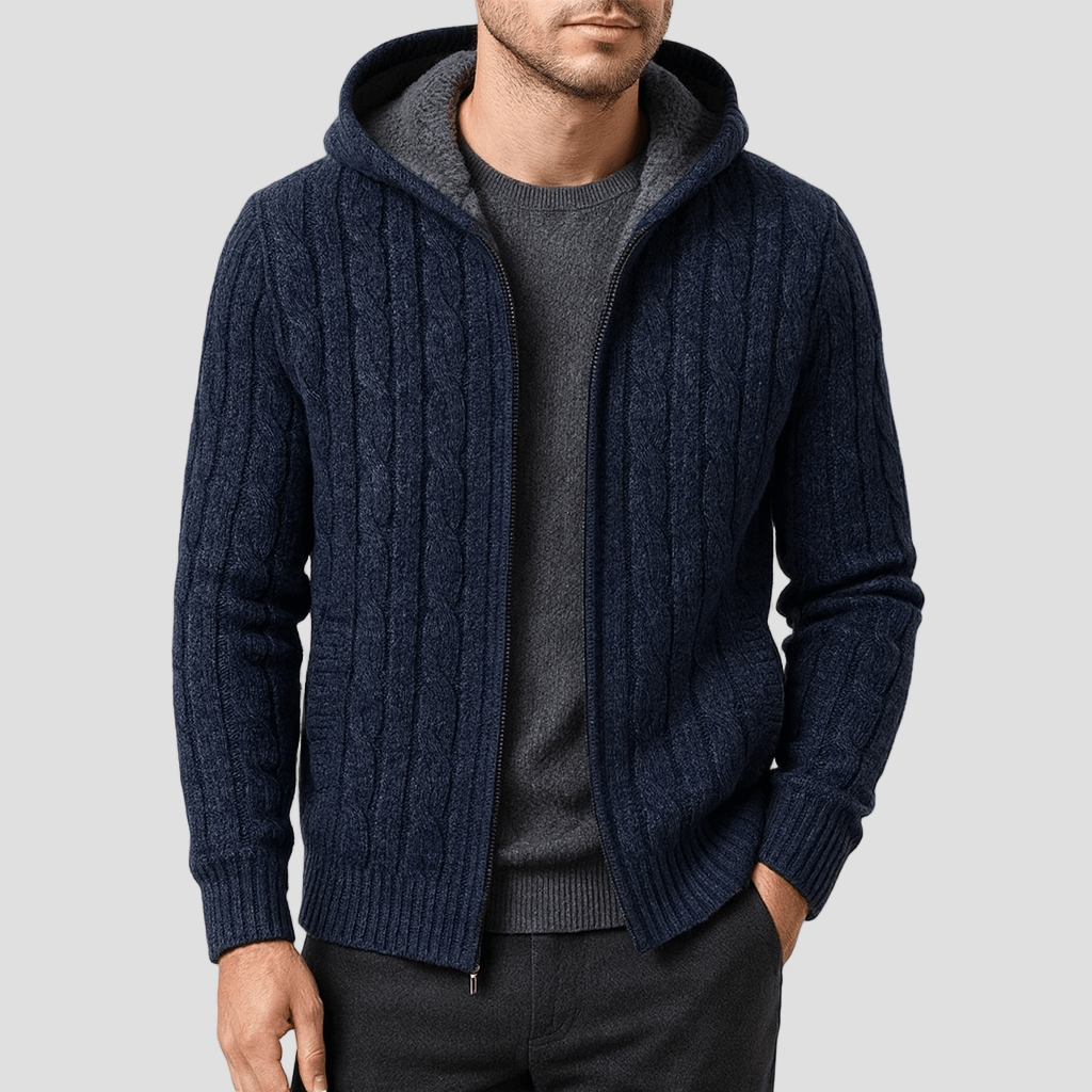 Gavin | Cozy Wool Hooded Sweater