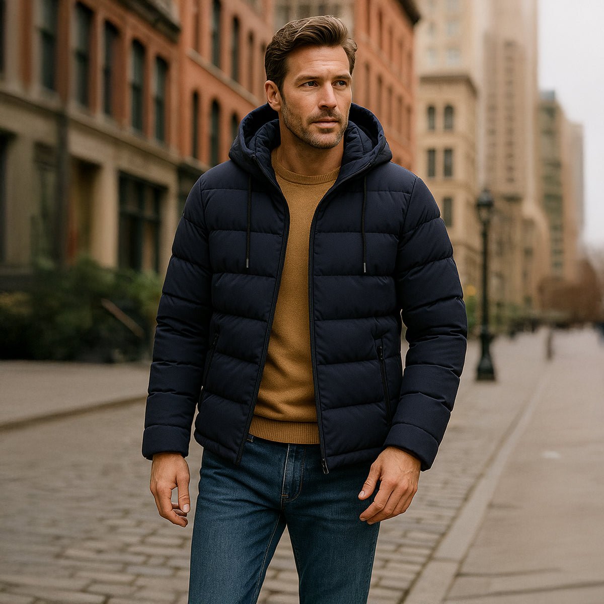 Edington | Waterproof Hooded Puffer Winter Jacket - Rob Stevenson