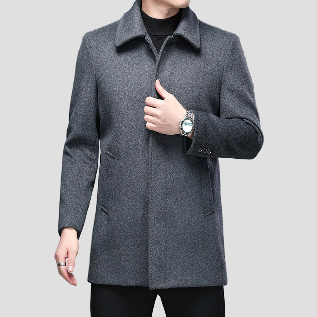 Connor | Tailored Mid-Length Single Coat