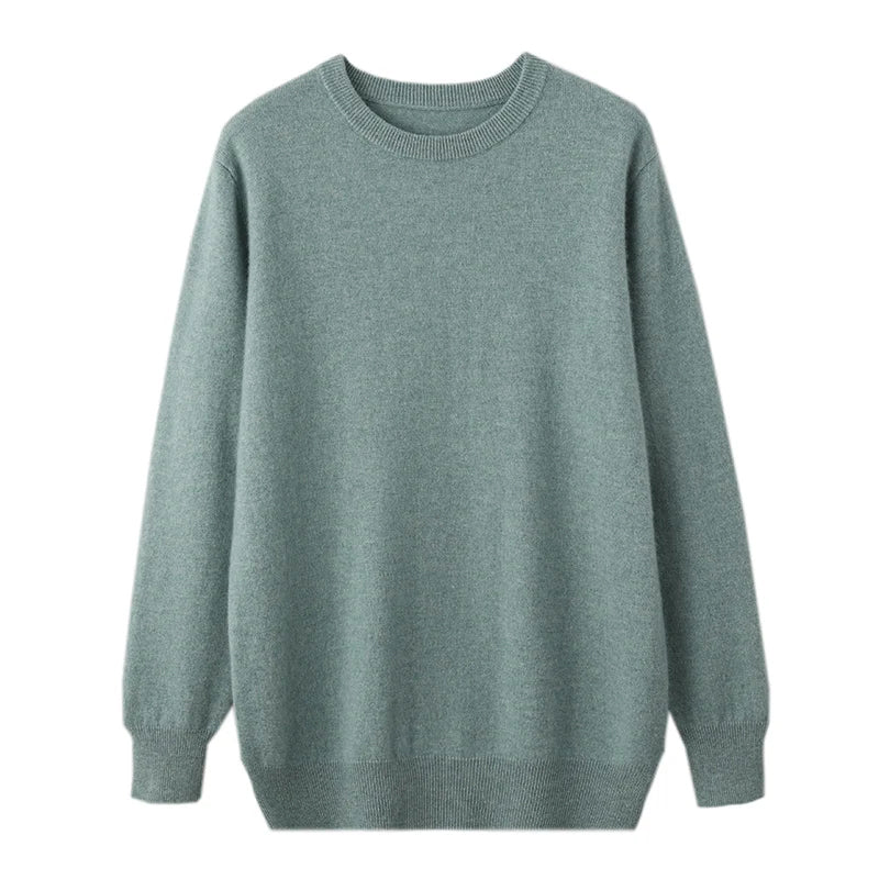 Beaumont Wool Knit Sweater with Ribbed Edges - Rob Stevenson