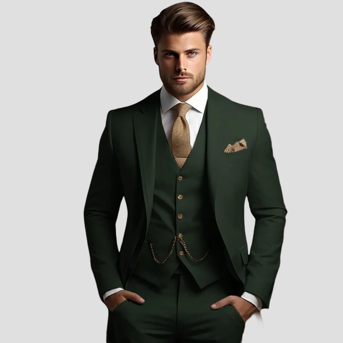 Logan | 3-Piece Wedding Tuxedo Suit