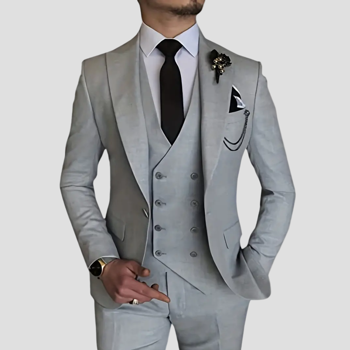Owen | Business Formal 3-Piece Suit