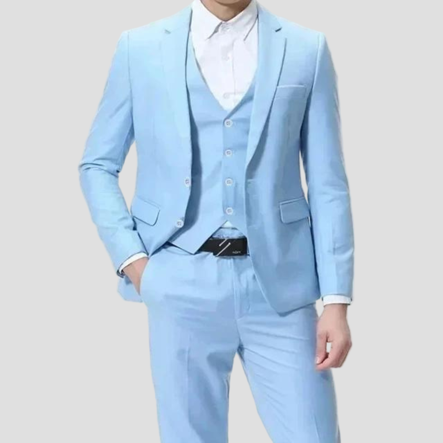 Noah | Black Single-Button Suit