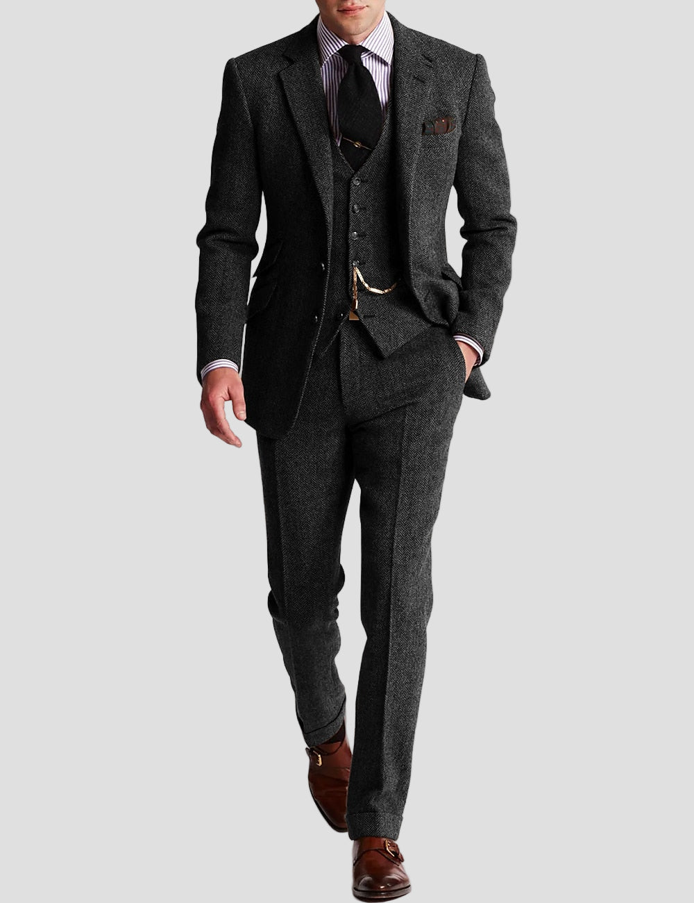 Mason | Classic Tweed Tuxedo Suit