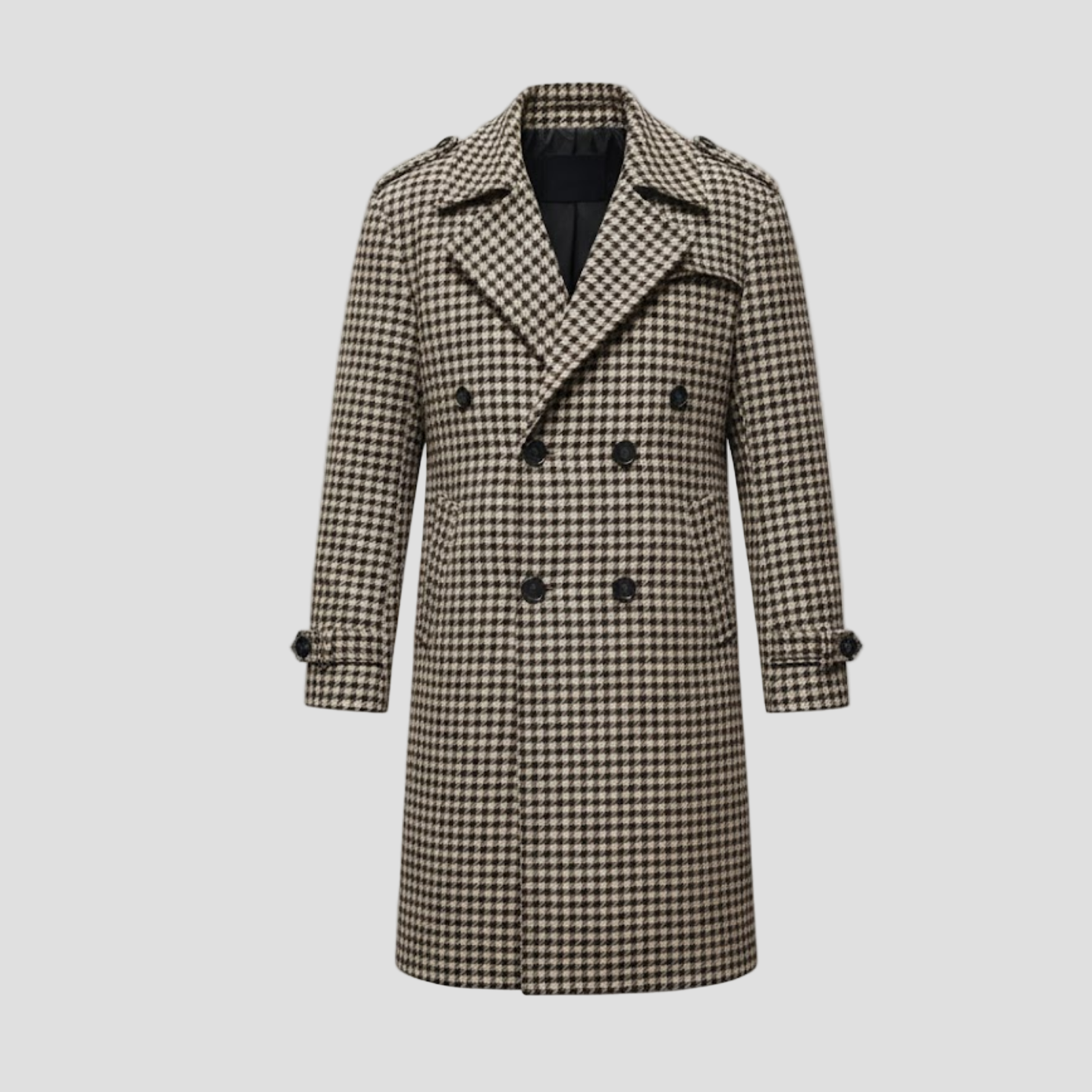 Dylan | Houndstooth Trench Coat