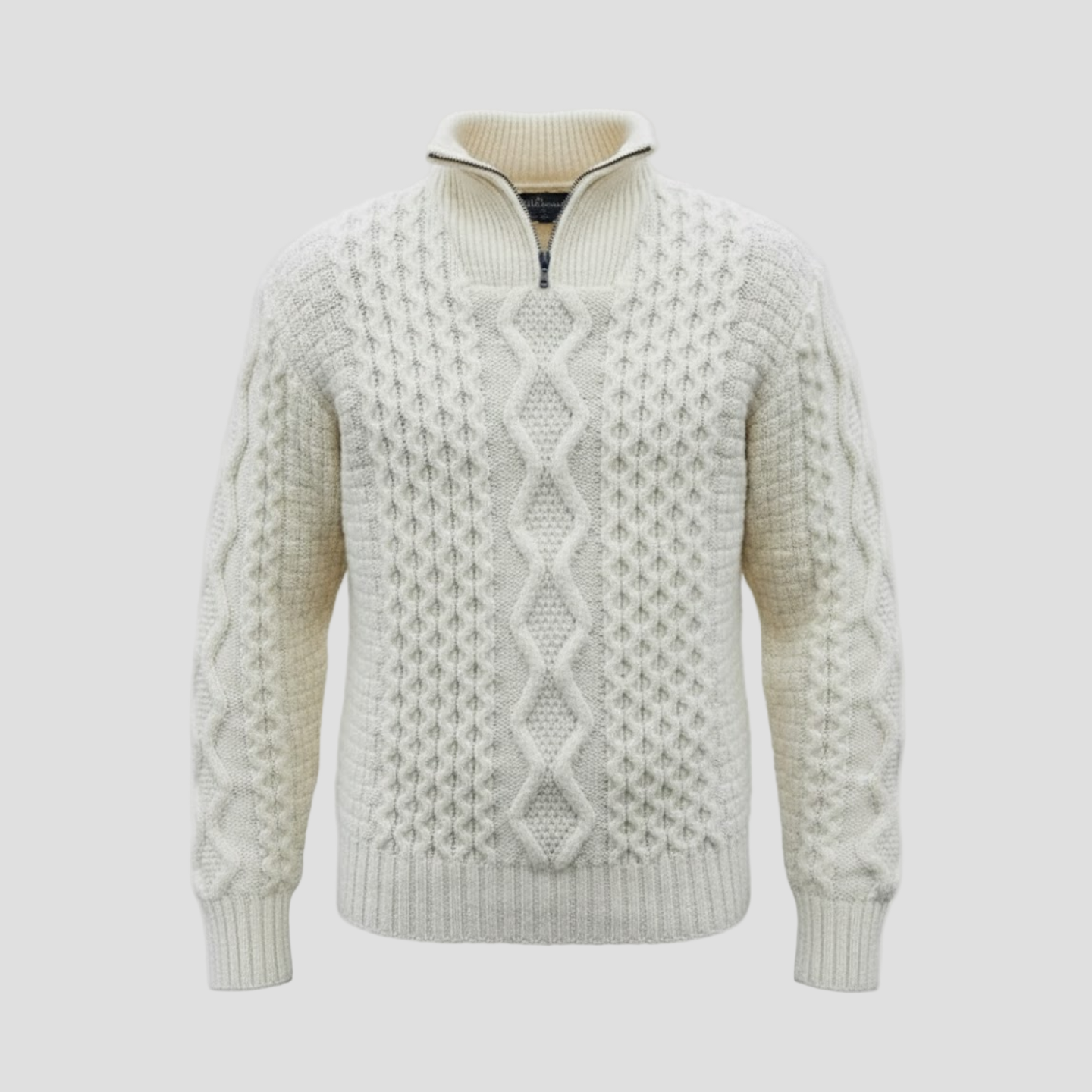 Elliot | Knitted Premium Half-Zip Men’s Sweater