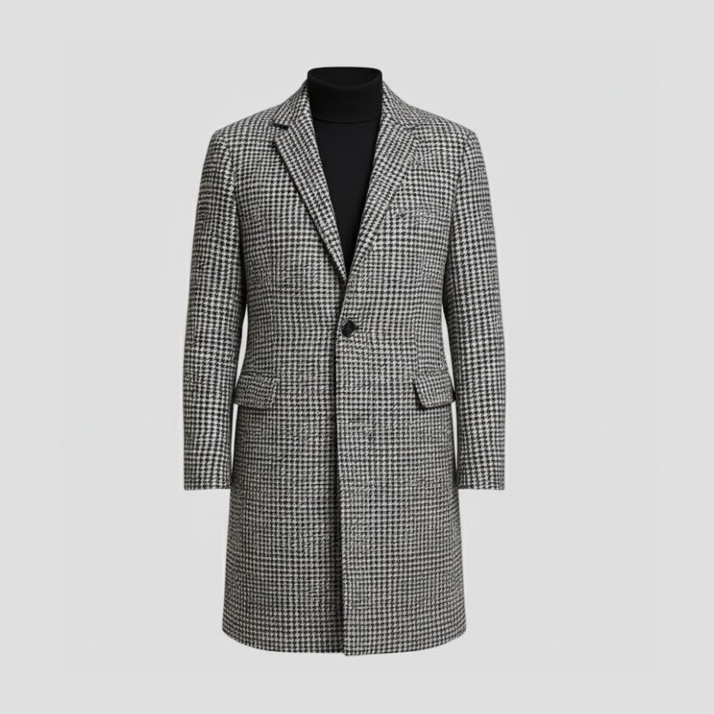 Ethan | Checkered Trench Coat