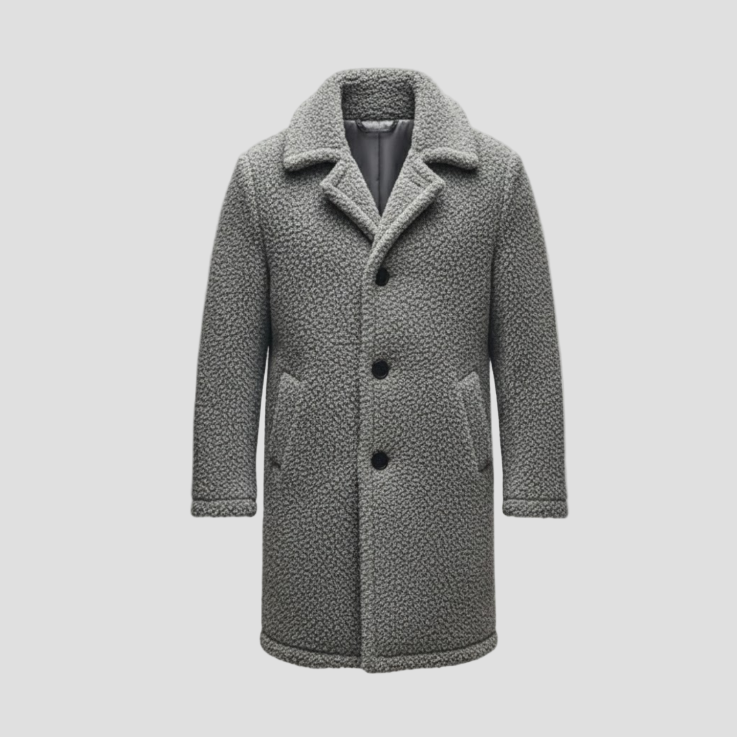 Nathan | Polar Fleece Lapel Coat