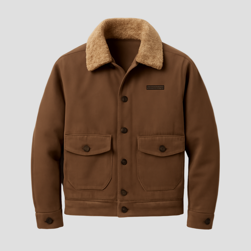 Mason | Men's Suede Fleece Jacket