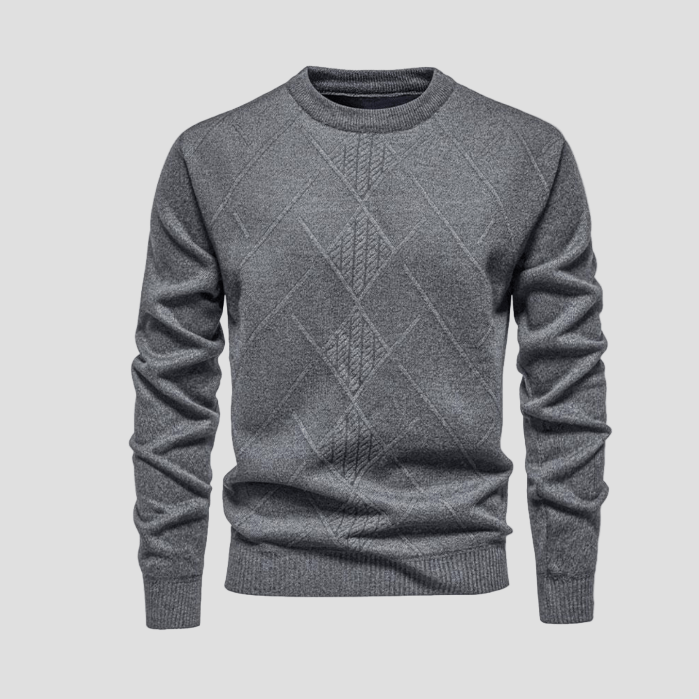 Jackson | Textured Knit Crewneck Sweater - Rob Stevenson