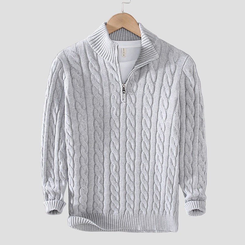 Leo | Men’s Half-Zip Cotton Sweater