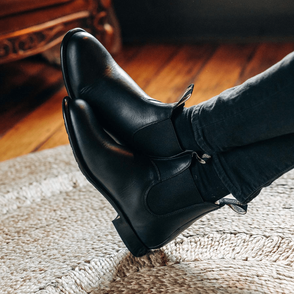 Mason | Men’s Leather Chelsea Boots with Pull Loop - Rob Stevenson